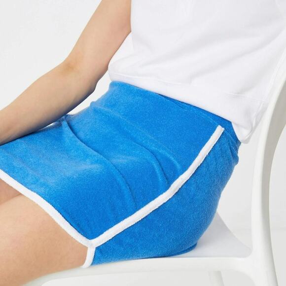 Hollister French Terry Blue High Rise Mini Skirt Size Small - Picture 6 of 6